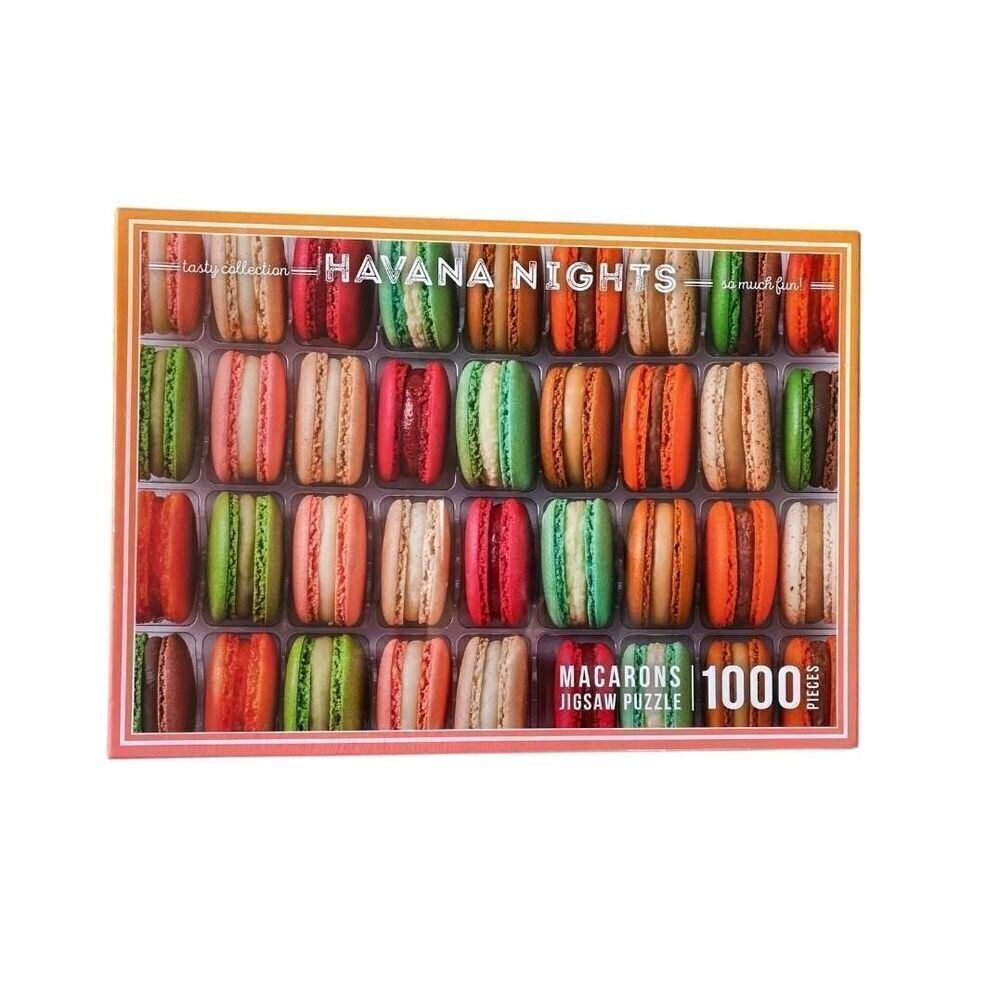 Havana Nights Tasty Puzzle Collection Macarons 1000 pc Jigsaw Puzzle